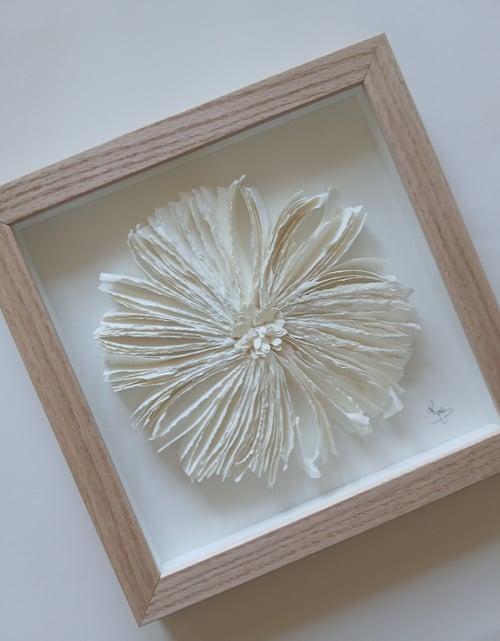 20x20cm, relief, indrammet 