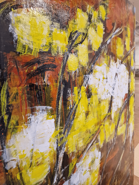 #1187 Maleri 100X150cm SOLD billede 3