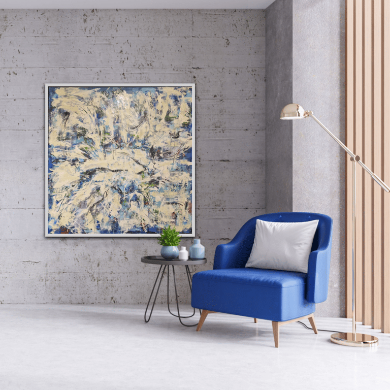 #1265  120x120 cm  SOLD billede 8