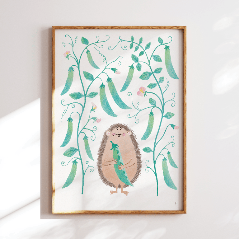 Ærtepindsvin – plakat billede 3