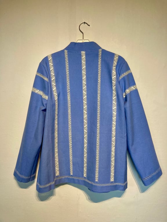 Ingrid-jakke i dueblå billede 5