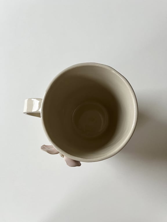 Lyserød blomsterkop No.2 billede 3