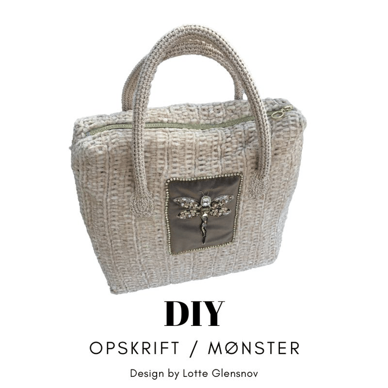 Bohemé Velvet Toilettaske - MØNSTER/OPSKRIFT PDF