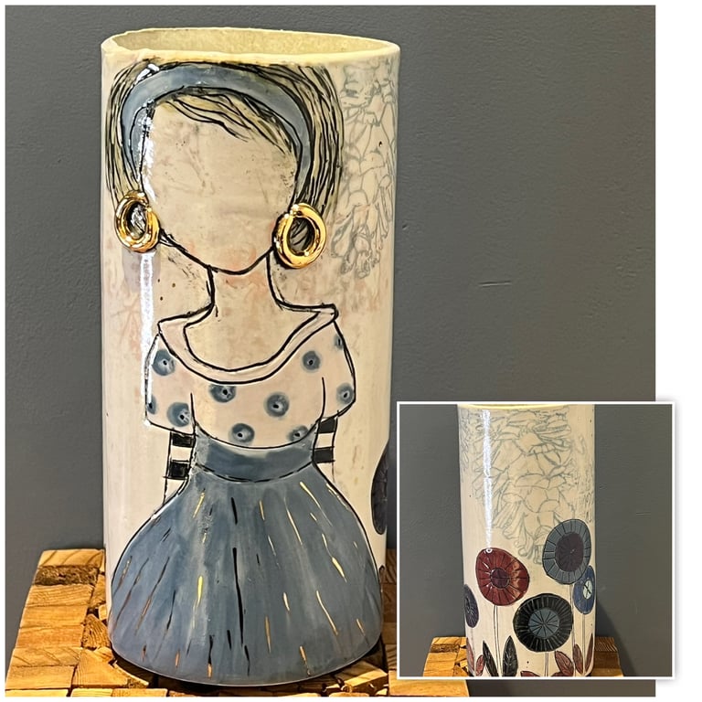Dejlige Damer vase