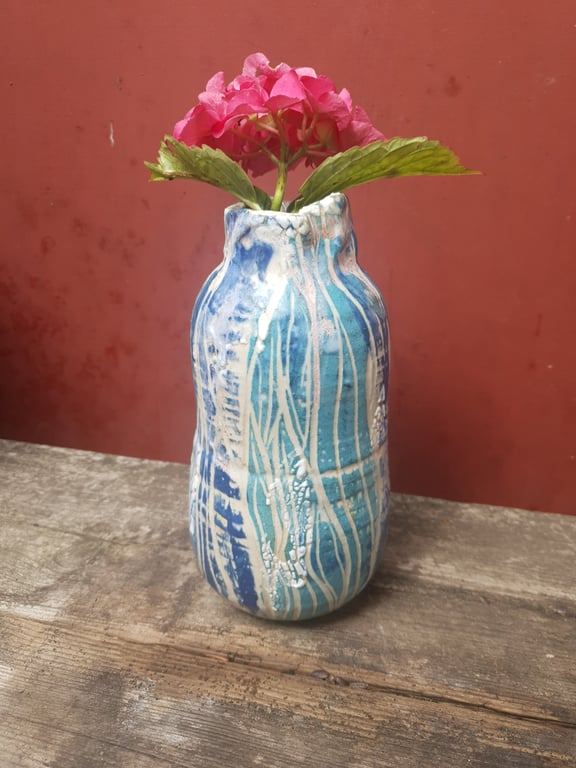 Malerisk ansigtsvase  billede 3