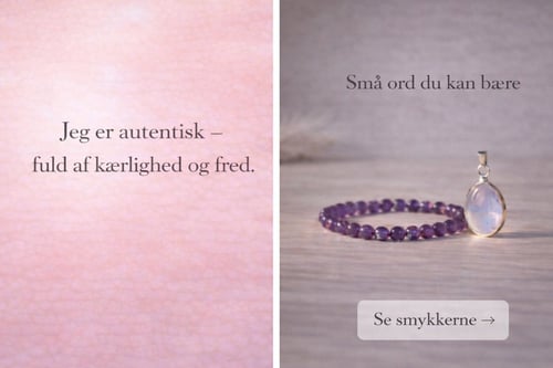 Jeg er autentisk, fuld af kærlighed og fred 