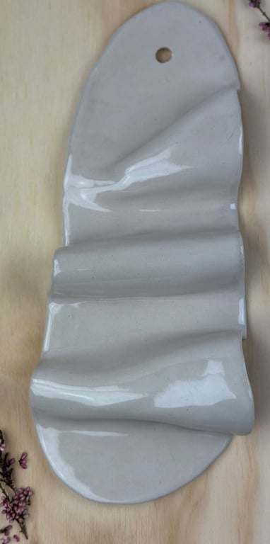 Beige vægrelief - 26,5 x 10 cm billede 2