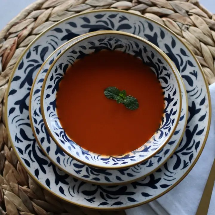 Héraclée Middag Blå - 27 cm. (7)