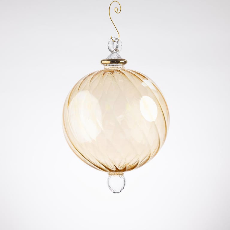 JULEKUGLE DESIGN 1030 GOLDEN MED GULD billede 4