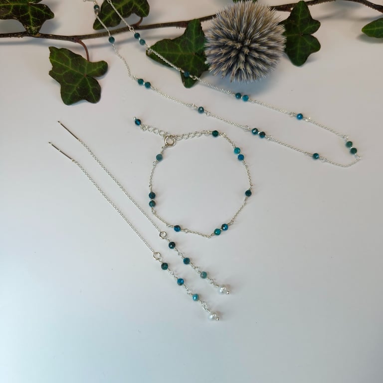 Alfe armbånd - apatit billede 2