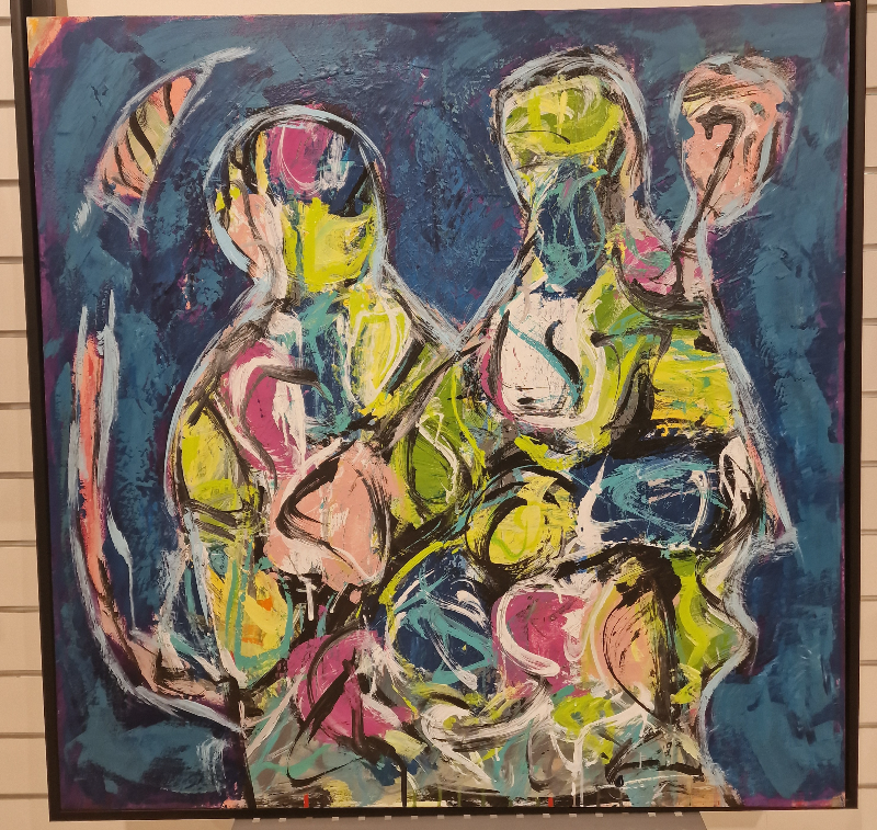 #1247  100x100cm SOLD