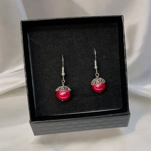 Lyserød Øreringe – produktbillede