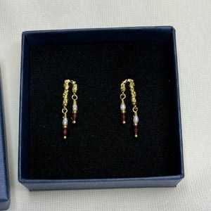 Junia - Øreringe Forgyldt Sterling Sølv – produktbillede