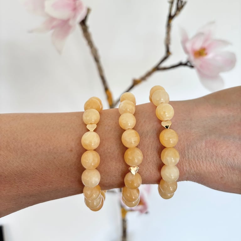 MEGA ARMBÅND GUL TOPAS billede 5