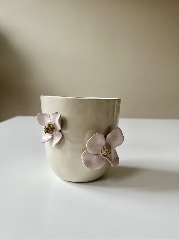 Lyserød blomsterkop No.7