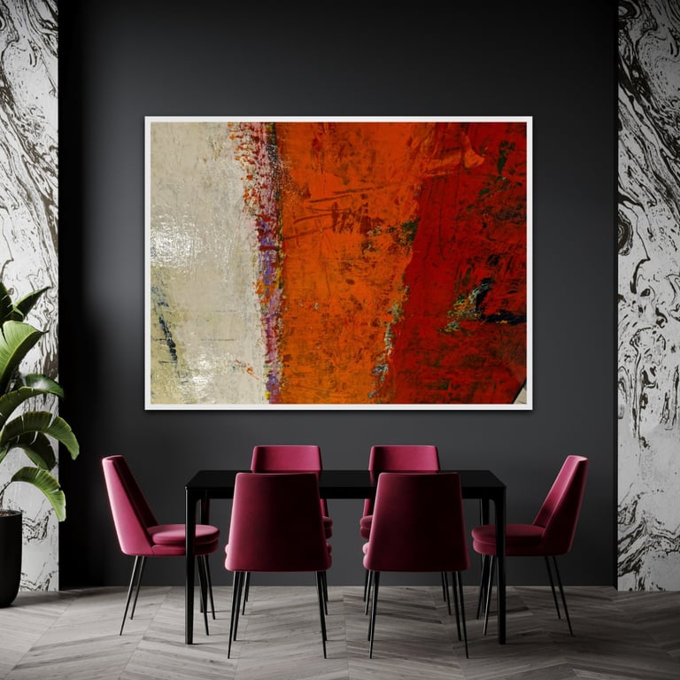 #1285  120x100 cm SOLD billede 3