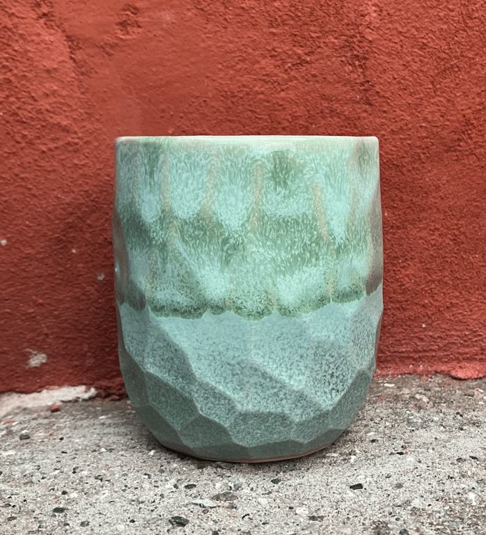 Facetskåret unika kop