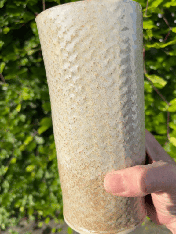 Mormor vase beige billede 2