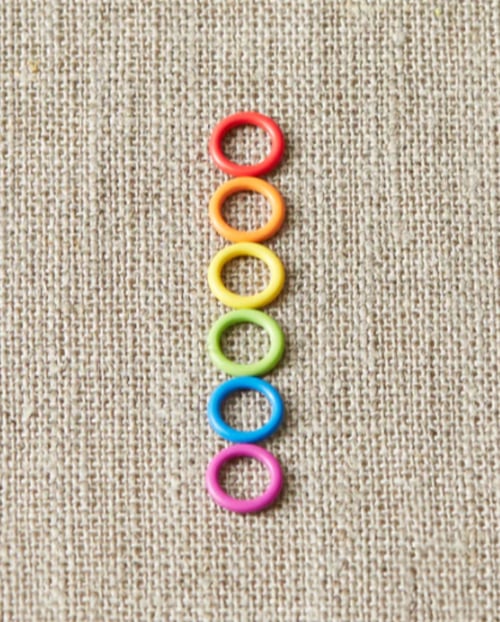 Tilbehør: CocoKnits - Små Colored Ring Stitch Markers