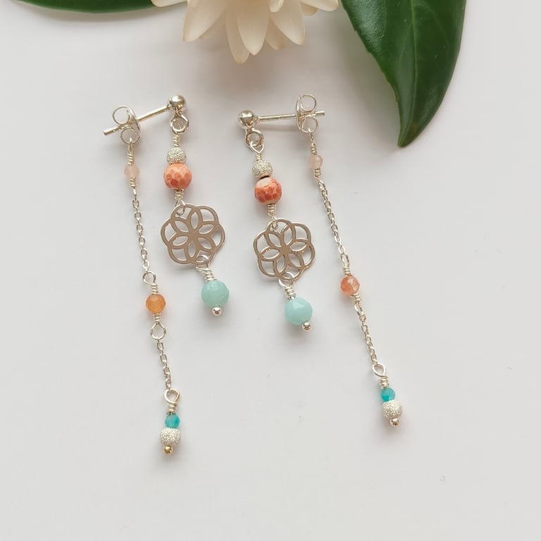 Koralrevet øreringe billede 2