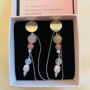 Bjergkrystal og Jordbærkvarts  – produktbillede