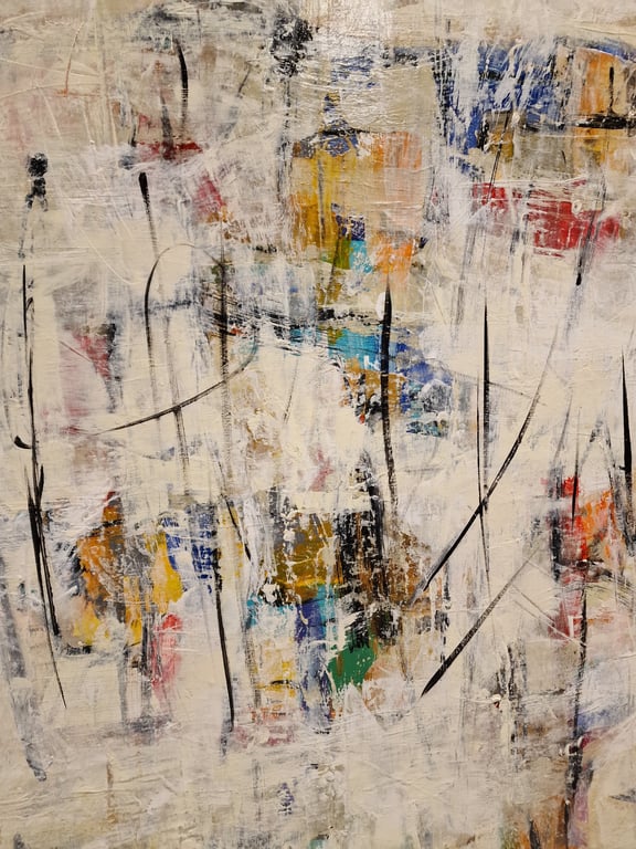 #1307  100 x 120 cm. SOLD  billede 4