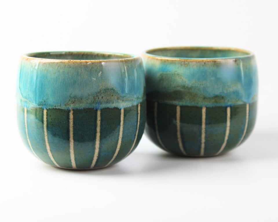 Tivoli kop uden hank - blå/grøn