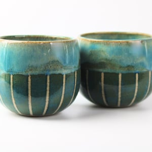 Tivoli kop uden hank - blå/grøn – produktbillede