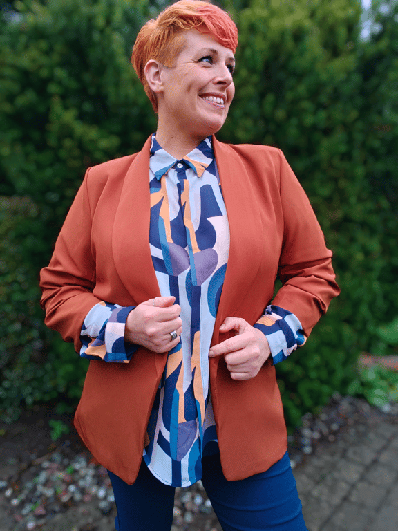 Ellie Blazer Terracotta 