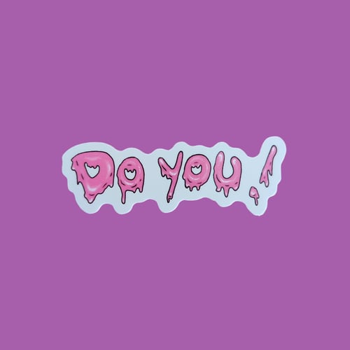 do you! "Candy Letters" Vinyl sticker (2)