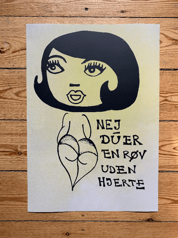 Nej du er en røv uden hjerte billede 2