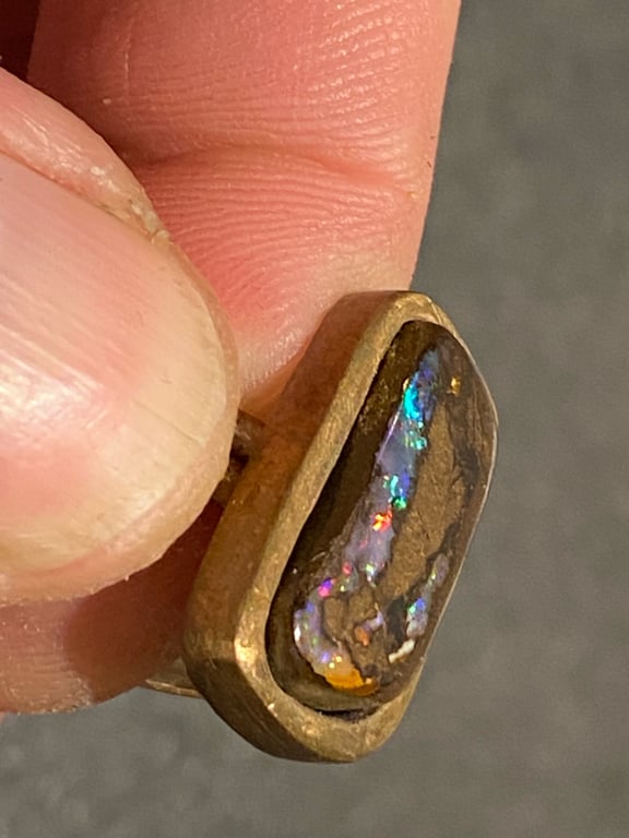 Boulder rough weld bronze billede 2