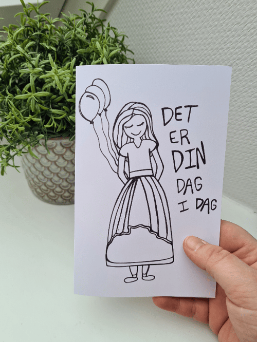 Kort: det er din dag i dag K