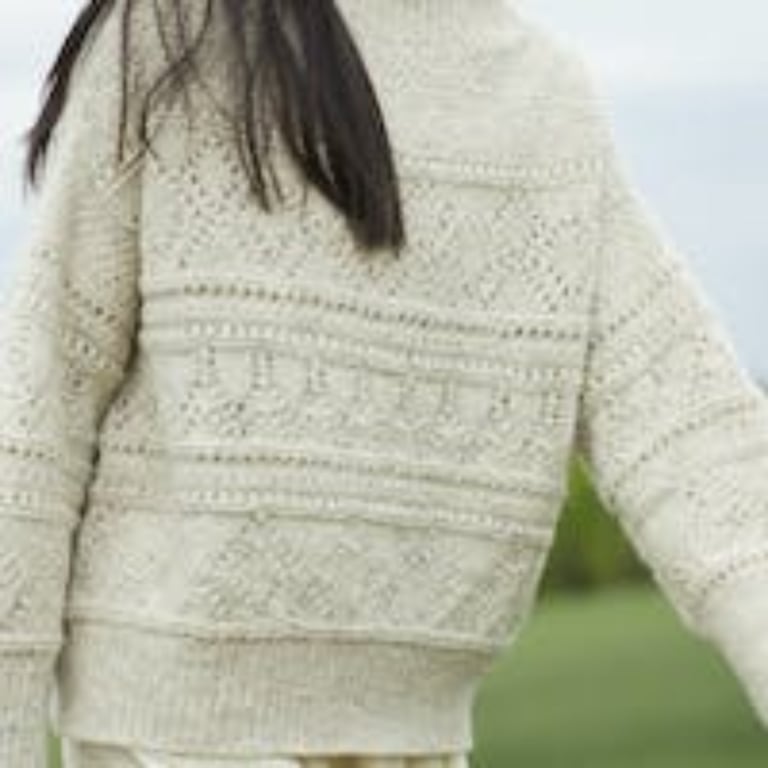 Kit: Mynte sweater i Finuld og Alpaca Silk billede 4
