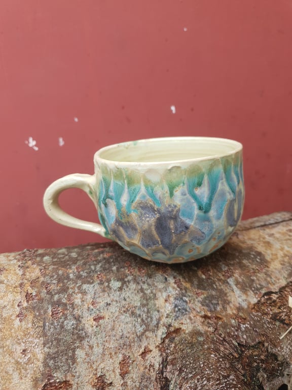 SOM I ET MALERI  kop med hank  billede 4