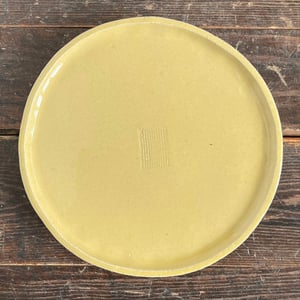 Frokost/kagetallerken, lysegul – produktbillede