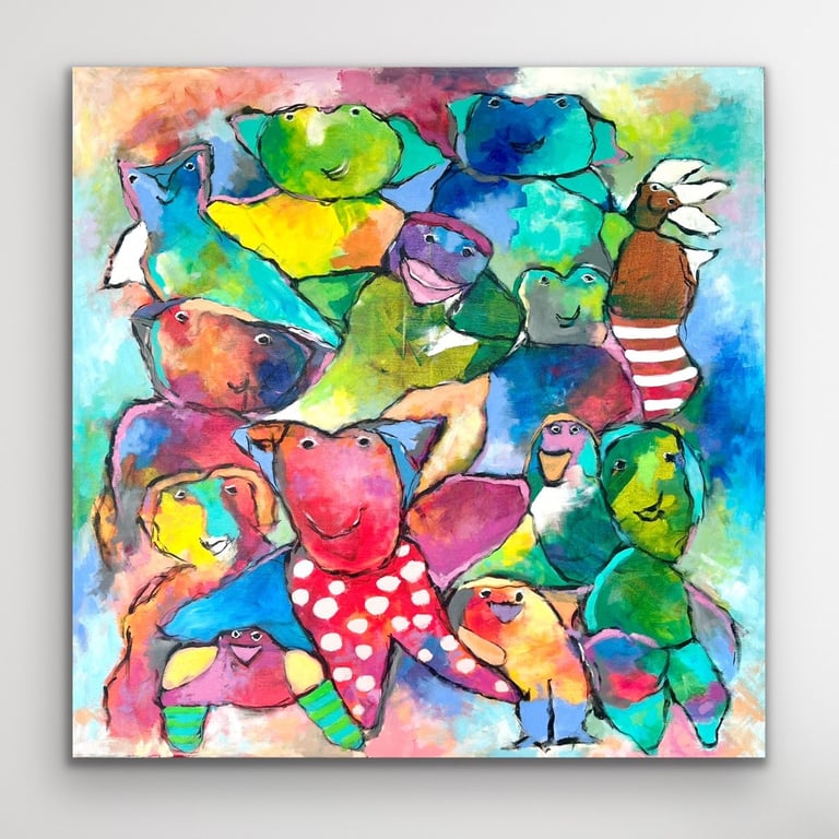 100cm x 100cm billede 2