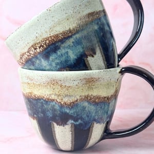 Stor tivoli-kop, brun og cremefarvet – produktbillede