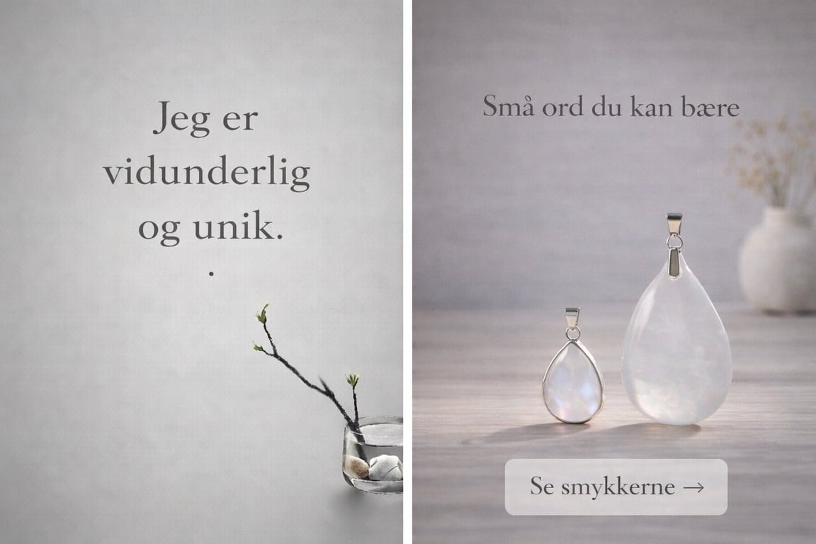 Jeg er vidunderlig og unik 