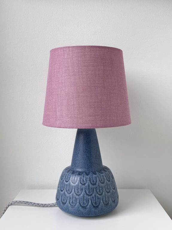 Upcycled vintage bordlampe - Søholm Keramik