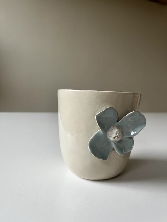 Blå blomsterkop No.5 billede 2