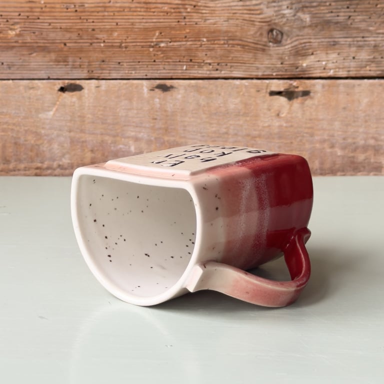 En halv kop gløgg, lyserød, pink, rød billede 3