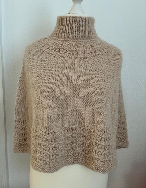 Digital opskrift: Storebælt kort poncho 