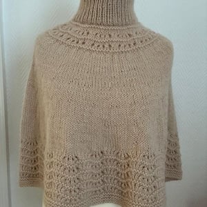 Digital opskrift: Storebælt kort poncho  – produktbillede