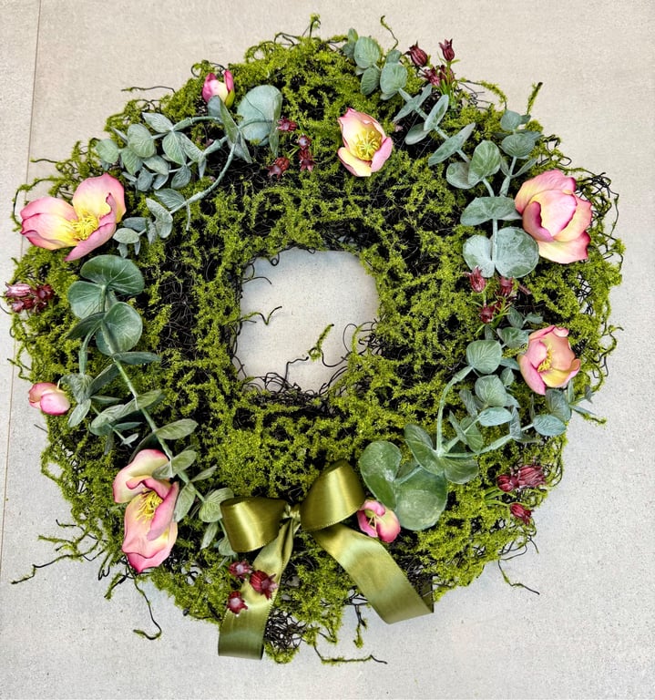 Kunstig krans inkl. pynt