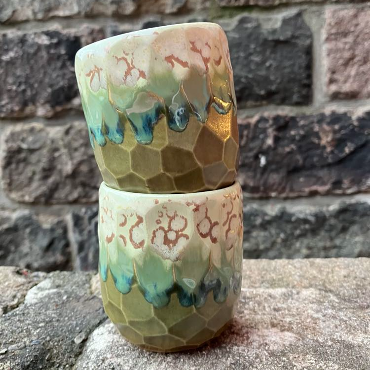 Facetskåret unika kop billede 2