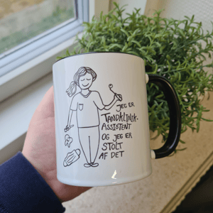 Krus: Jeg er tandklinikassistent og jeg er stolt af det Sort – produktbillede