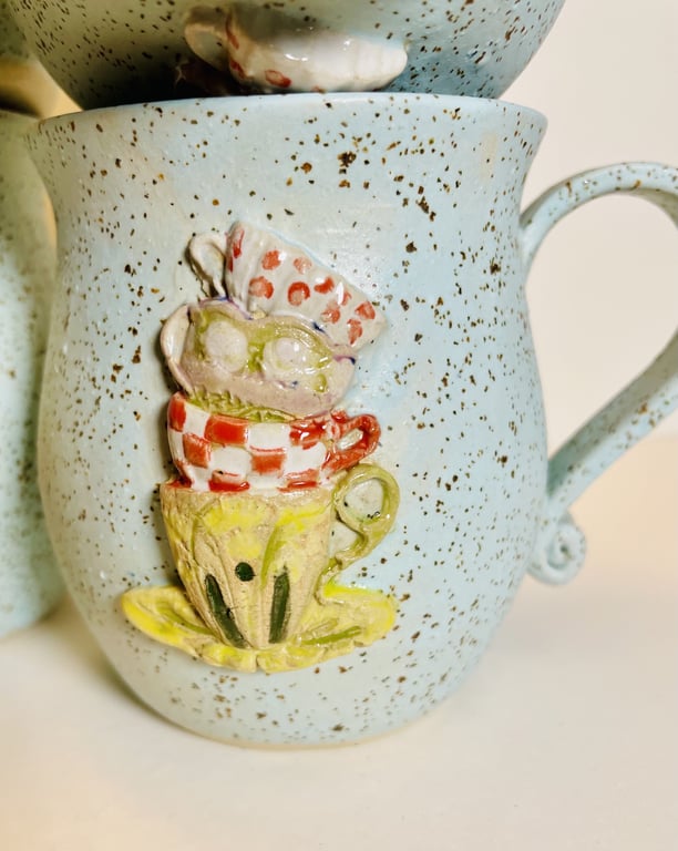 Krus med tekst-  Kaffepause  billede 2