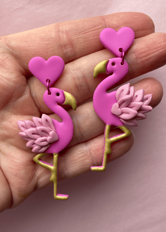 Lyserøde flamingoer