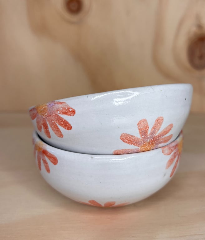 Sommerskål Rød/orange